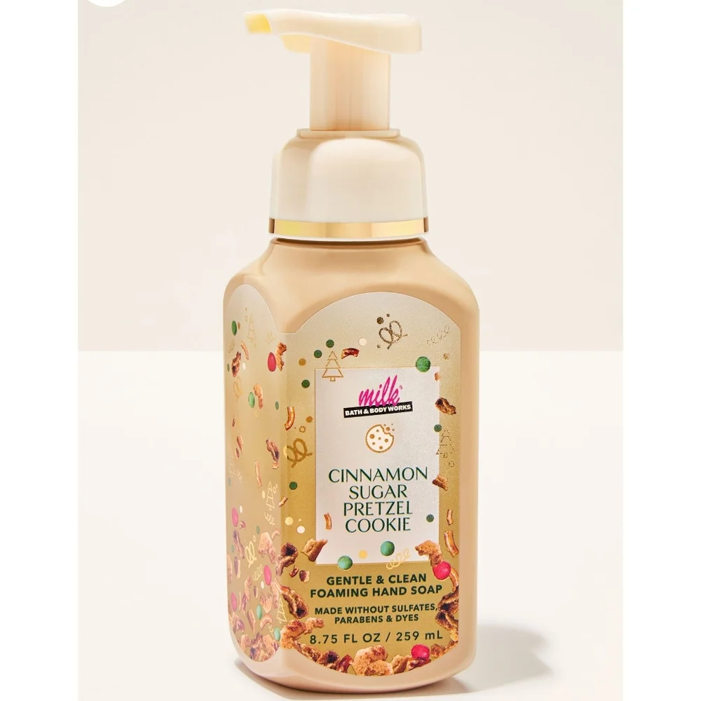 Bath Body Works Milk Bar Cinnamon Sugar Pretzel Cookie Hand Soap 8oz New RARE